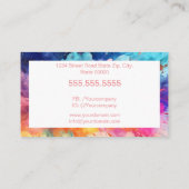 Generieke Spash van kleuren Visitekaartje (Achterkant)