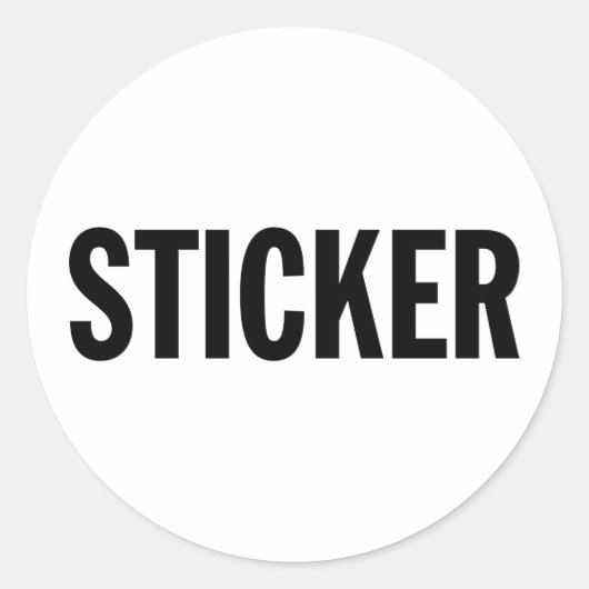 Generieke Sticker (Voorkant)