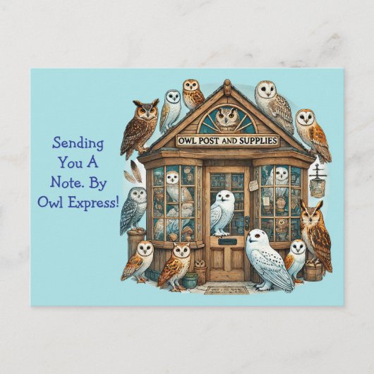 Generieke Uil Express  Briefkaart (Voorkant)