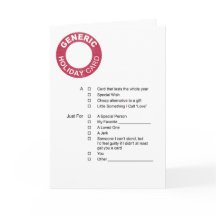 Generieke vakantie begroeting Kaart