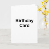 Generieke Verjaardag Kaart (Gele Bloem)