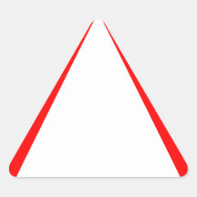 Generieke waarschuwingswaarschuwing voor leeg rood