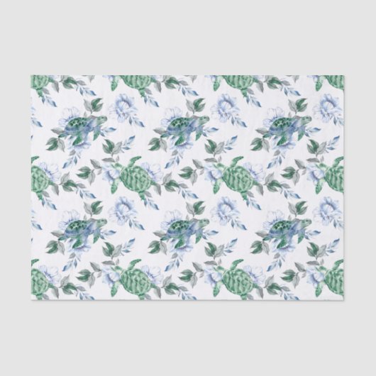 Generieke Zeeen schildpadden Tissuepapier (Voorkant)