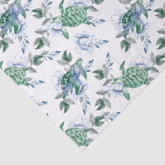 Generieke Zeeen schildpadden Tissuepapier (Detail)