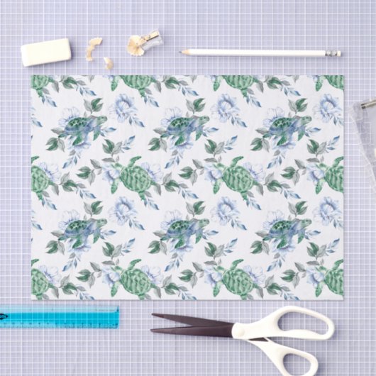 Generieke Zeeen schildpadden Tissuepapier (Craft)