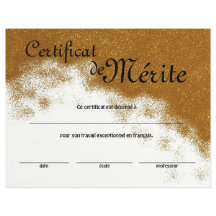 Generisch excellentiecertificaat van de Franse kla