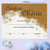Generisch excellentiecertificaat van de Franse kla Flyer (Enkel)