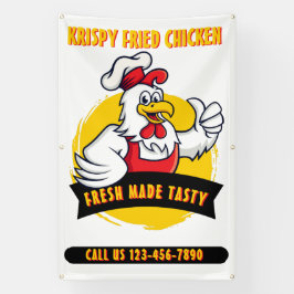 Generisch Gedirigeerd Crispy Chicken aanpassen Spandoek