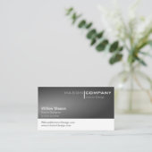 Generisch grijs en wit Visitekaartje (Staand voorkant)