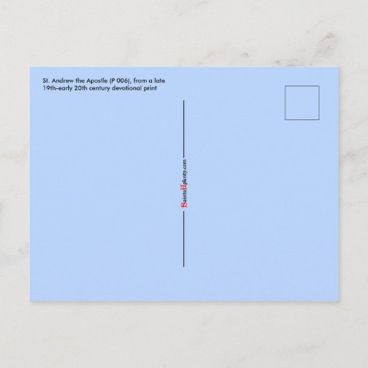 Generisch Happy St. Andrew's Day Briefkaart (Achterkant)