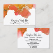 *~* Generisch - Nails Hair Lashes Pink Gold Sinaas Visitekaartje (Voorkant / Achterkant)