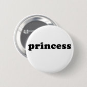 Generisch PRINCESS T-shirts Ronde Button 5,7 Cm (Voorkant /achterkant)