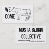 Generisch Propaganda-Visitekaartje - een artikel - Visitekaartje (Voorkant / Achterkant)