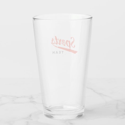 Generisch Sportteam Glas (Achterkant)