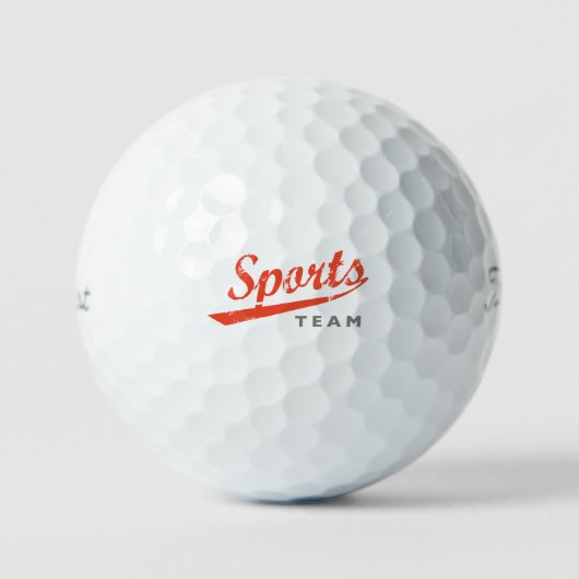 Generisch Sportteam Golfballen (Voorkant)