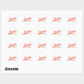 Generisch Sportteam Ronde Sticker (Vel)