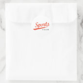 Generisch Sportteam Ronde Sticker (Tas)
