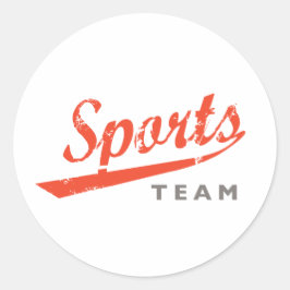 Generisch Sportteam Ronde Sticker