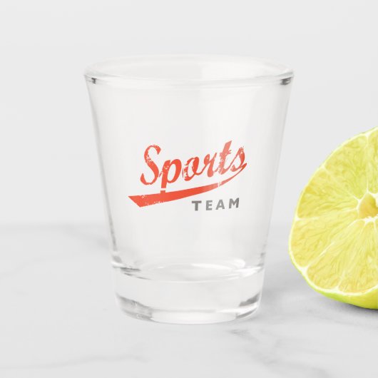 Generisch Sportteam Shot Glas (Voorkant)