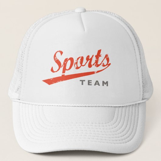 Generisch Sportteam Trucker Pet (Voorkant)