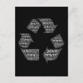 generosity-401403 VEROORZAAKT RECYLE FEELINGS ACTI Briefkaart (Voorkant)