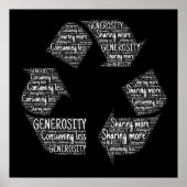 generosity-401403 VEROORZAAKT RECYLE FEELINGS ACTI Poster (Voorkant)