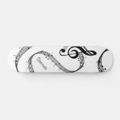 Generous G Clef Personal Persoonlijk Skateboard (Horizontaal)