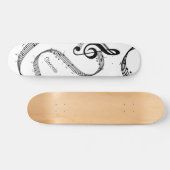 Generous G Clef Personal Persoonlijk Skateboard (Horizontaal)
