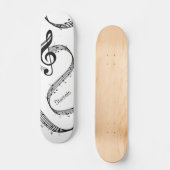 Generous G Clef Personal Persoonlijk Skateboard (Voorkant)