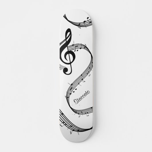 Generous G Clef Personal Persoonlijk Skateboard (Voorkant)