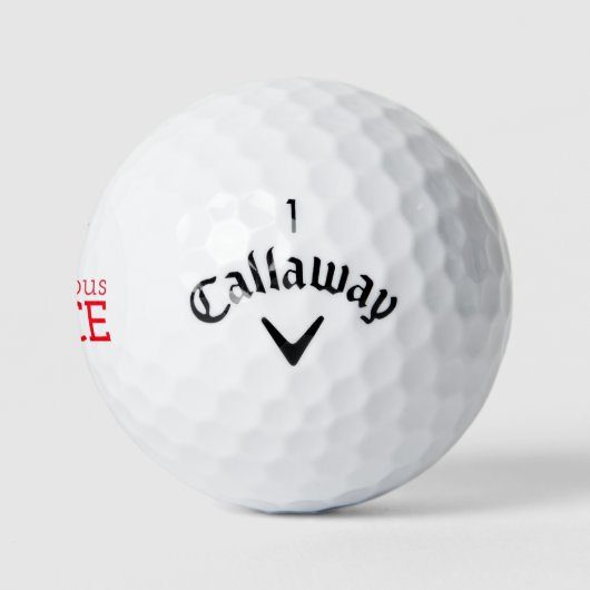 Generous Juice Golf Balls-Callaway Golfballen (Logo)