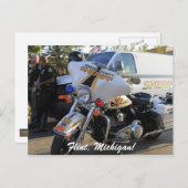 Genesee County Sherriff Briefkaart (Voorkant / Achterkant)