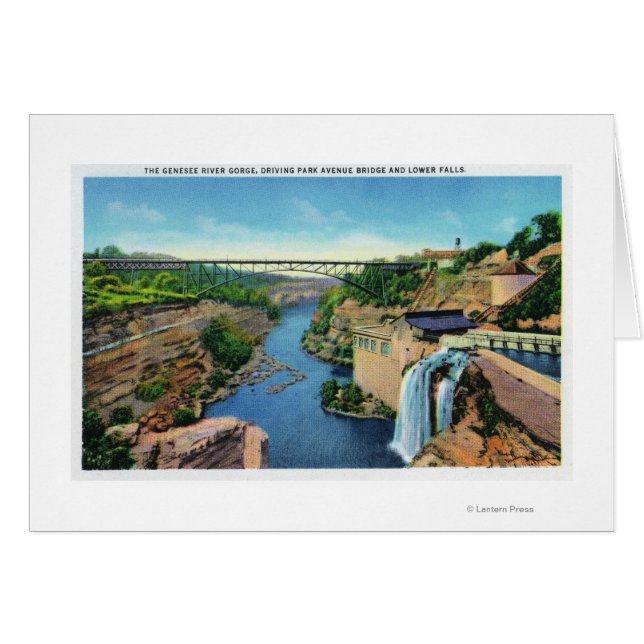 Genesee River Gorge, Park Avenue Bridge (Voorkant Horizontaal)