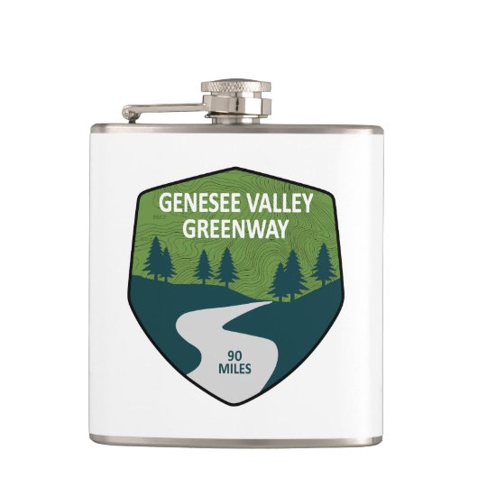 Genesee Valley Greenway New York Heupfles (Voorkant)