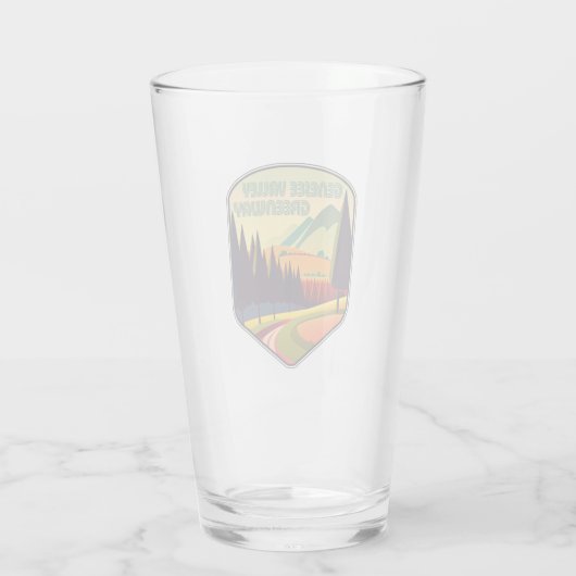 Genesee Valley Greenway New York Kleuren Glas (Achterkant)