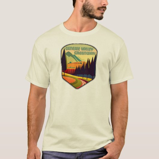 Genesee Valley Greenway New York Kleuren T-shirt (Voorkant)