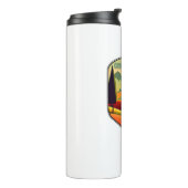 Genesee Valley Greenway New York Kleuren Thermosbeker (Gedraaid links)