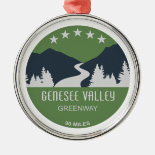 Genesee Valley Greenway New York Metalen Ornament