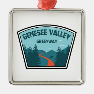 Genesee Valley Greenway New York Metalen Ornament
