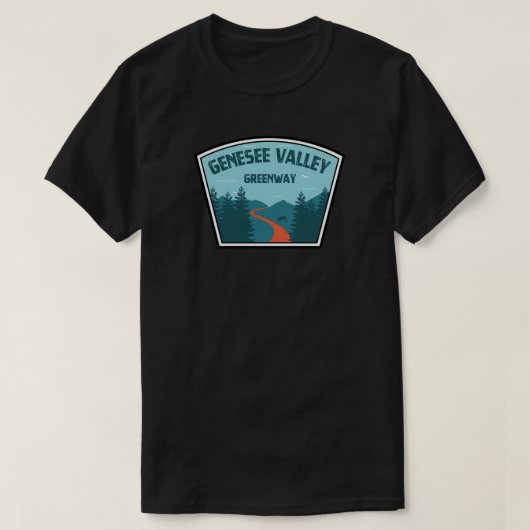 Genesee Valley Greenway New York T-shirt (Design voorkant)