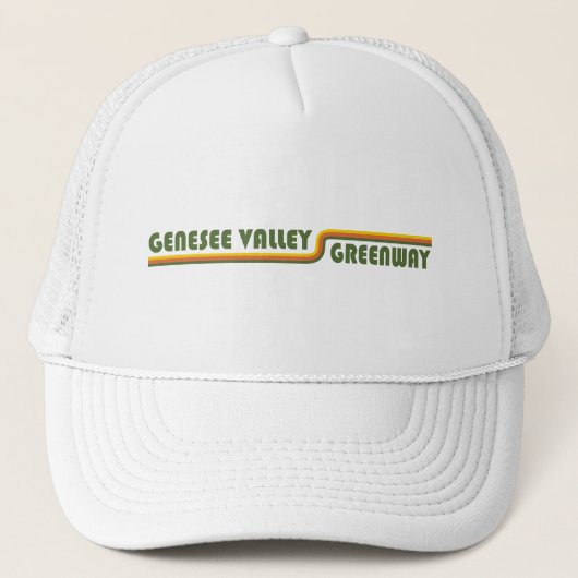 Genesee Valley Greenway New York Trucker Pet (Voorkant)