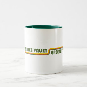Genesee Valley Greenway New York Tweekleurige Koffiemok