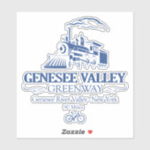 Genesee Valley Greenway (RT) Sticker (Vel)