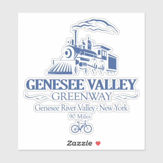 Genesee Valley Greenway (RT) Sticker (Vel)