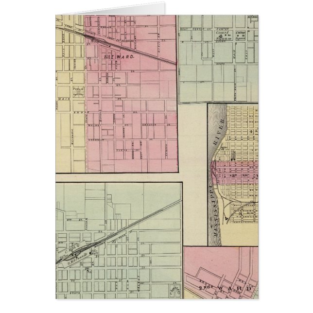 Geneseo, Kewanee, Cambridge, Fulton en Morrison (Voorkant)