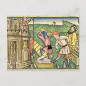 Genesis 11 1-9 Building The Tower of Babel, from t Briefkaart (Voorkant)