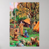 Genesis 12 Gods beloften aan het Abram poster (Voorkant)