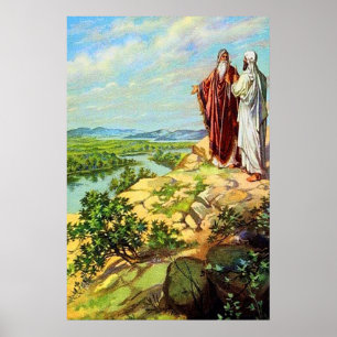 Genesis 13 Abram en Lot Separate poster
