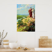 Genesis 13 Abram en Lot Separate poster (Keuken)