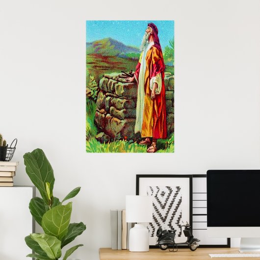 Genesis 15 Abram gelooft God poster (Thuiskantoor)